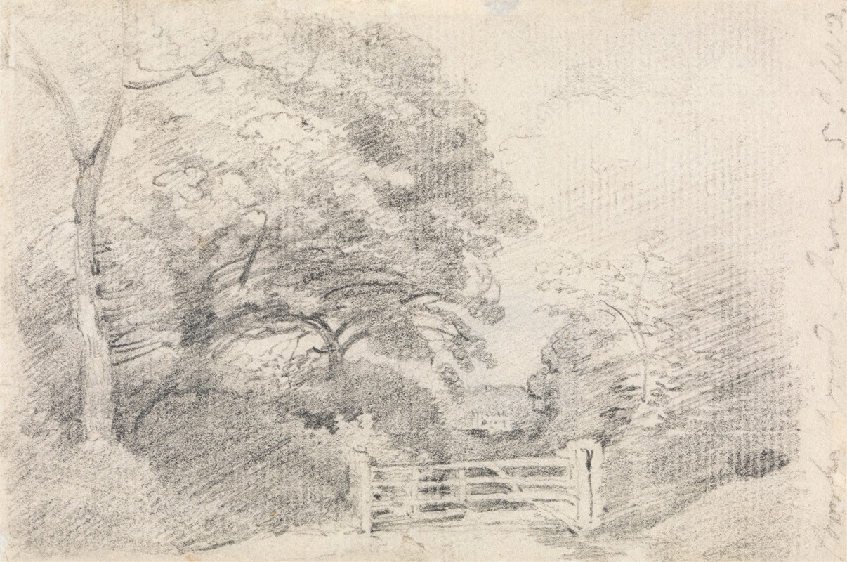 Coombe Wood by John Constable, 1812 — digital art print download
