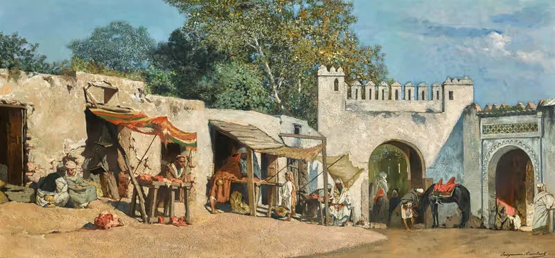 The Bab el Fahs gate, Tangier — Jean-Joseph-Benjamin Constant