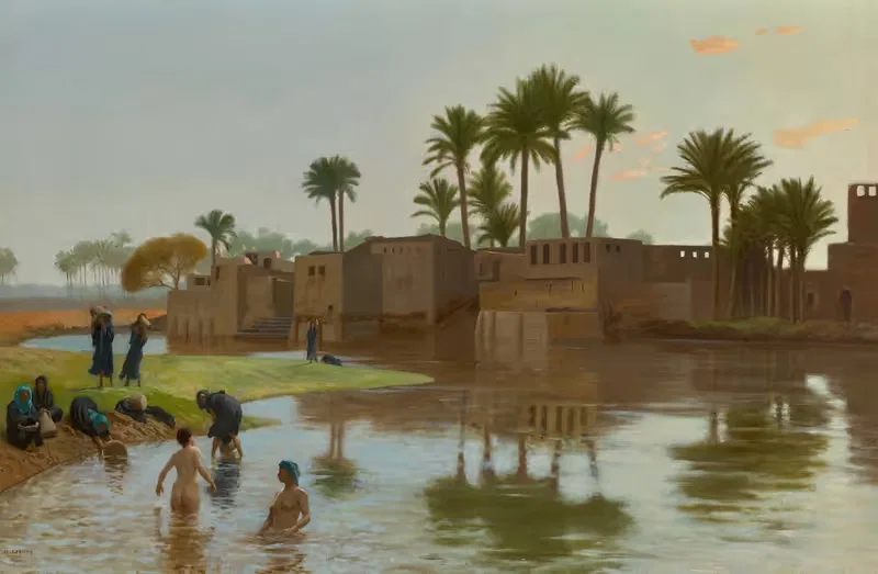 Femmes fellahs au bain — Jean-Léon Gérôme