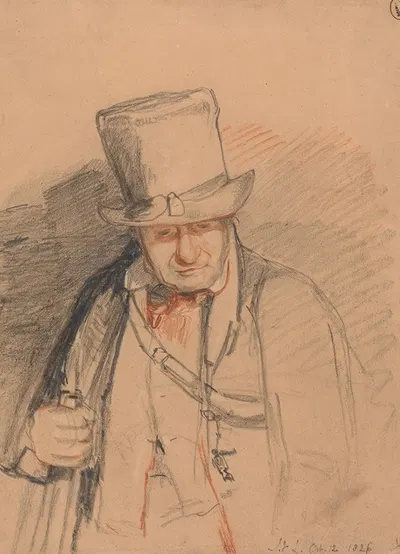 A Head Keeper, Windsor Castle by John Frederick Lewis, 1826 — digital art print download