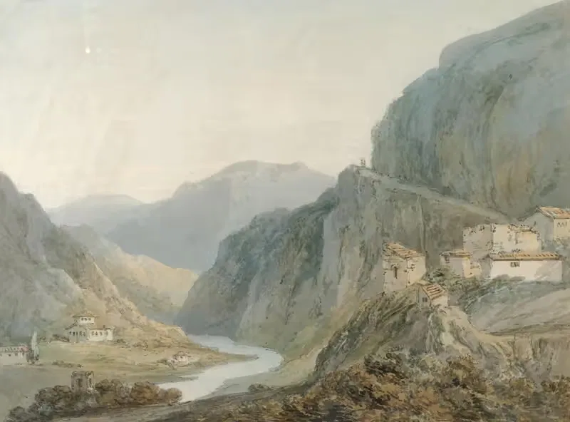 Ascent To The Cascade Of Terni — Joseph Mallord William Turner