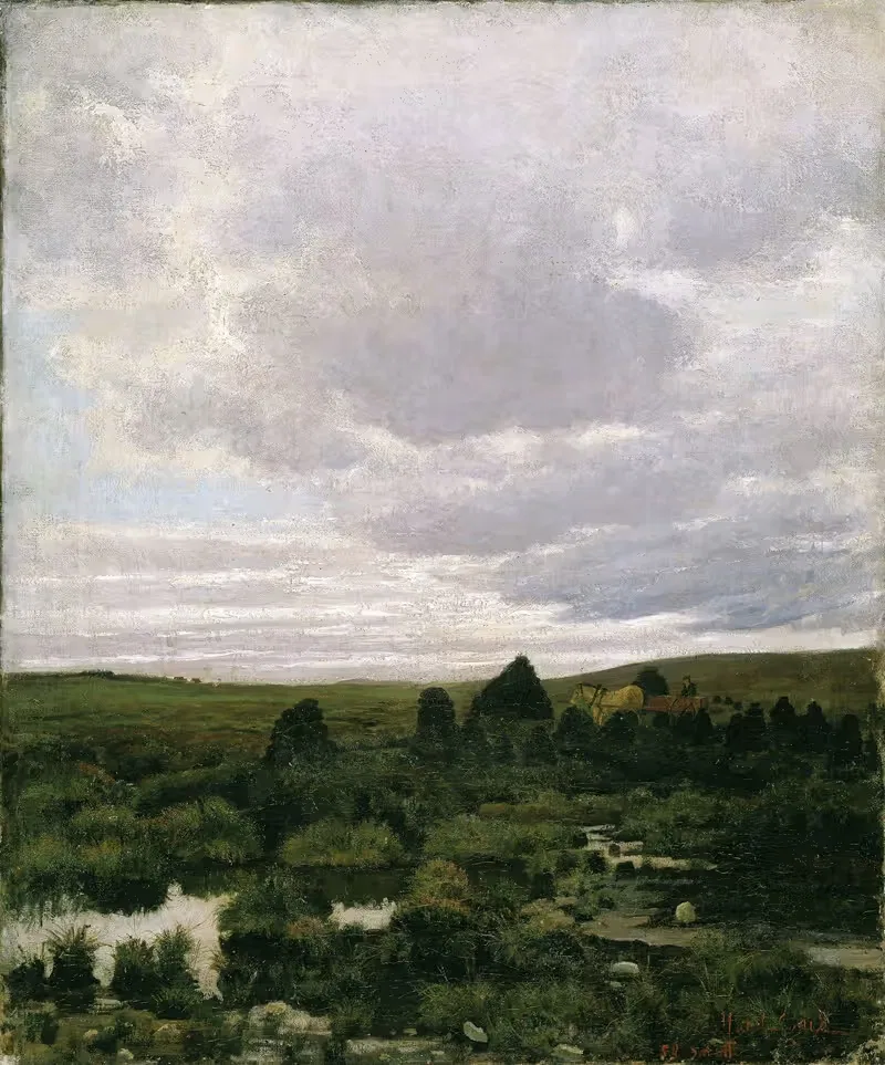 Торфяник в Ярене by Китти Кьелланд, 1882 — digital art print download