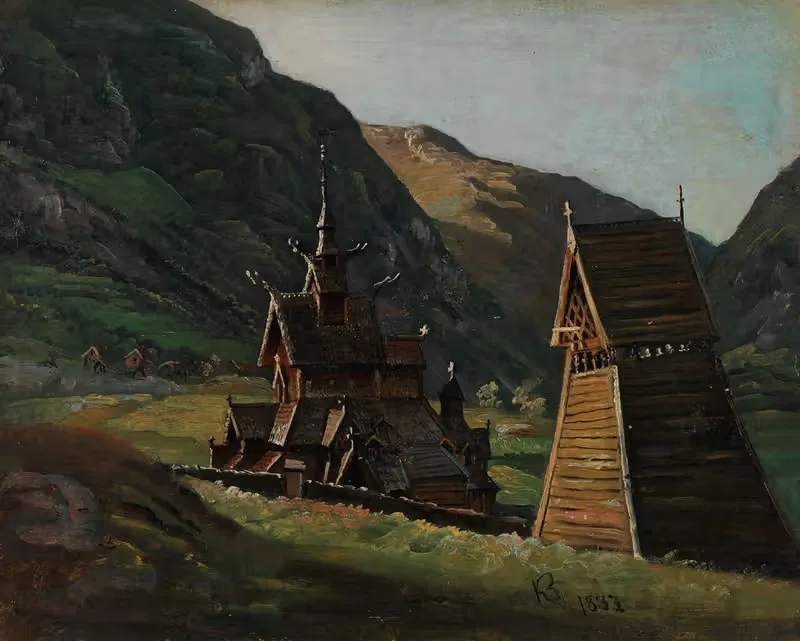 Borgund Stave Church in Lærdal — Knud Baade