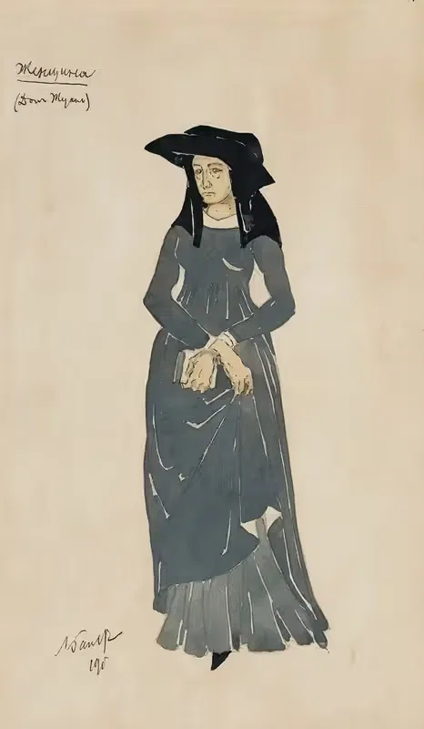 Costume Design For Don Juan II — Léon Bakst
