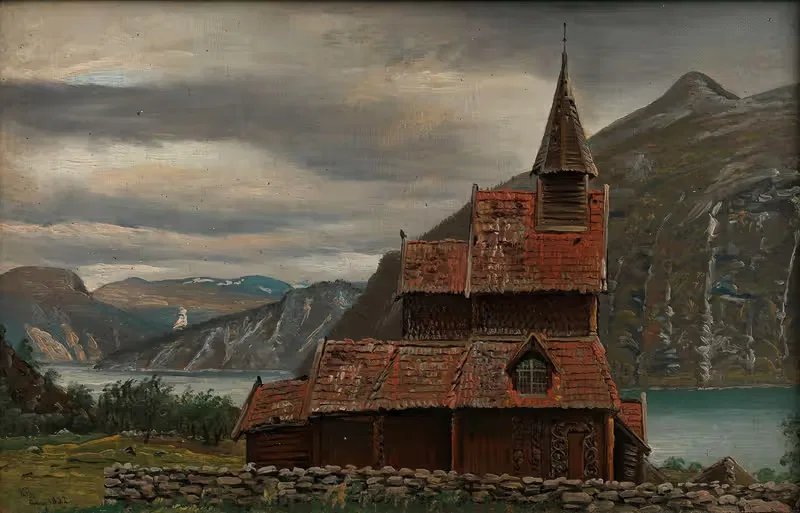 Urnes Stave Church in Sogn — Knud Baade