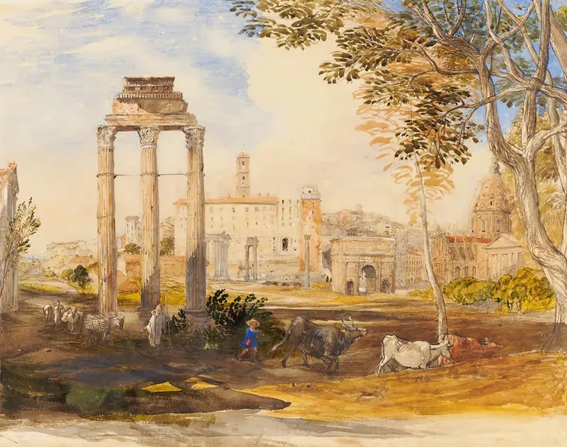The Forum, Rome by Samuel Palmer — digital art print download