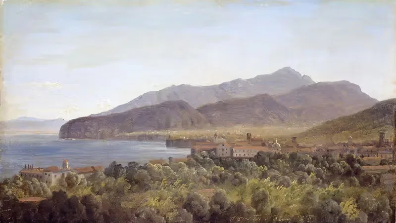 From Sorrento by Thomas Fearnley, 1833 — digital art print download