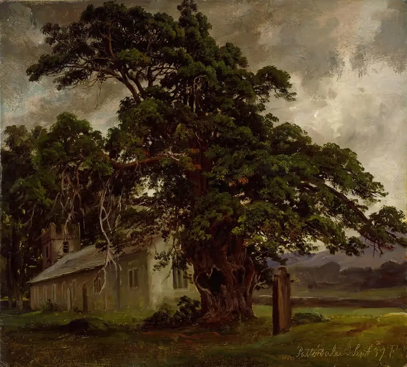 The Church in Patterdale — Thomas Fearnley