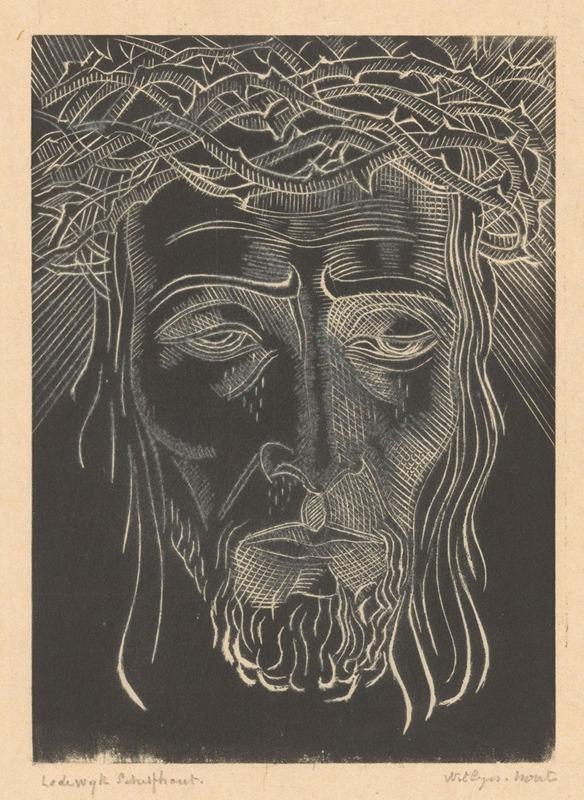 Christus met doornenkroon — Лодевийк Шельфхаут