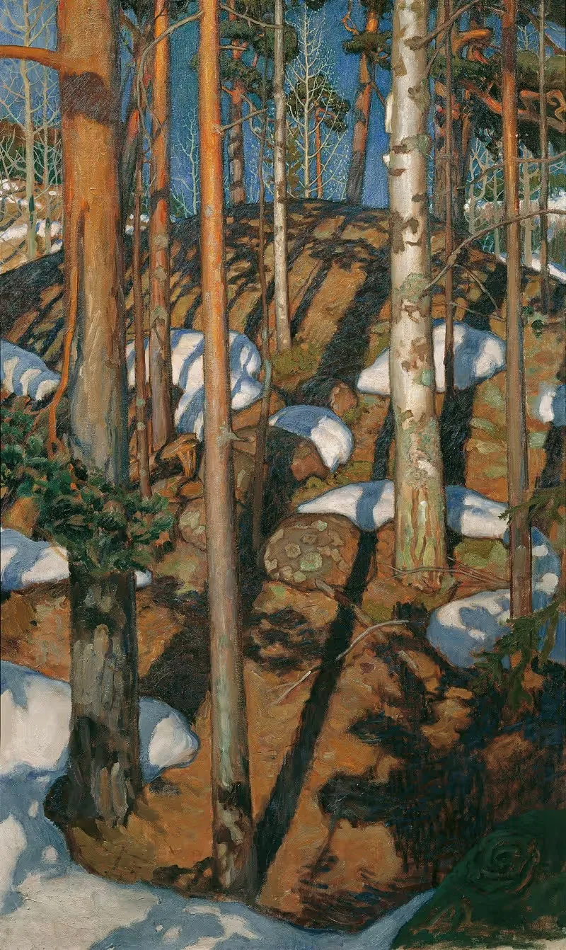 Весна by Аксели Галлен-Каллела, 1900 — digital art print download