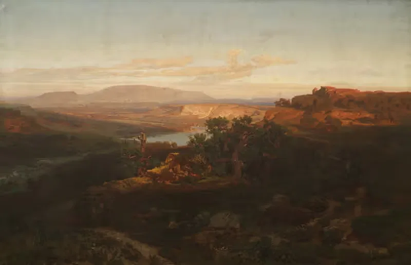 Gegend in der Rheinpfalz — Anton Hlavacek