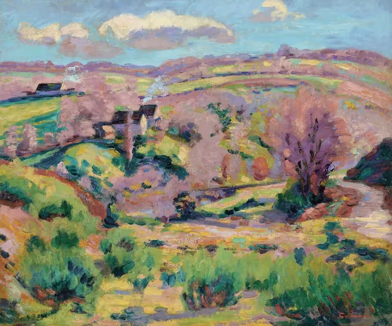 Paysage de la Creuse, au printemps — Armand Guillaumin
