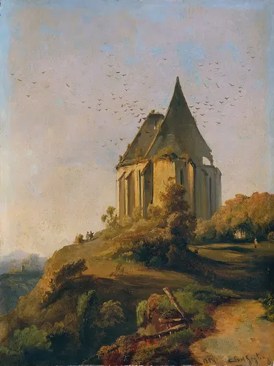 Руины церкви by Карл Гейлинг, 1854 — digital art print download