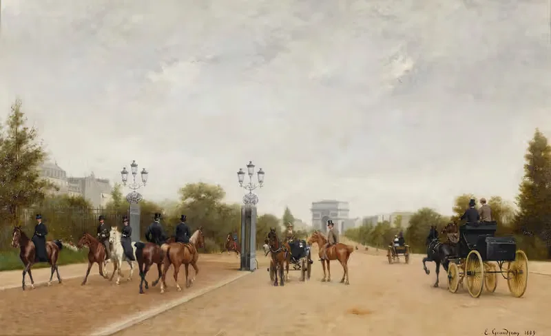 L'avenue du bois de Boulogne — Edmond Grandjean