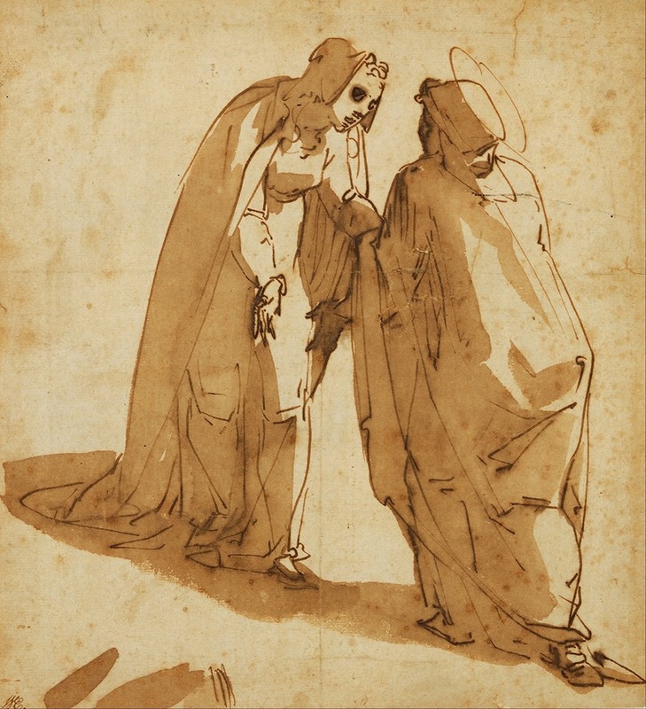 The Visitation by Luca Cambiaso — digital art print download