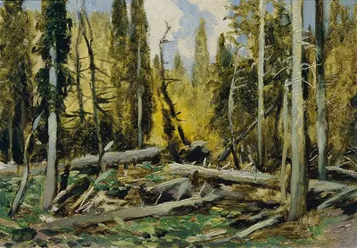 Богемский лес by Фердинанд Энгельмюллер, 1902 — digital art print download