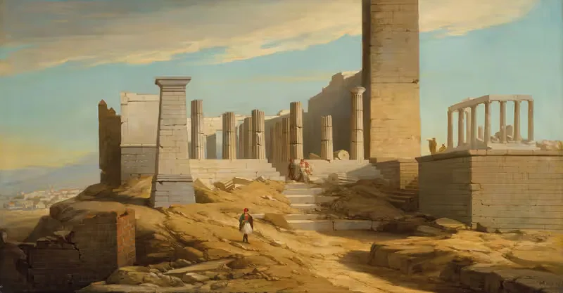 View of Greek classical ruins — Florent Mols