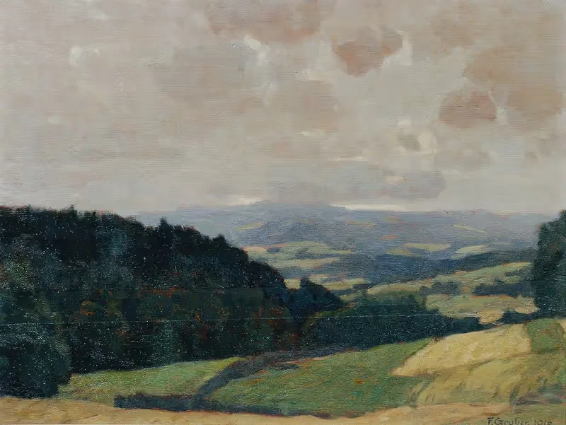 Stilles Tal by Franz Ignaz Peter Gruber, 1916 — digital art print download
