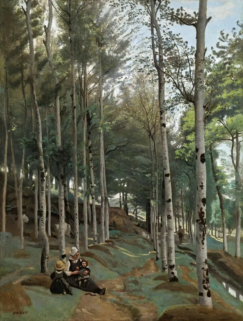 Paysage Breton by Jean-Baptiste-Camille Corot — digital art print download