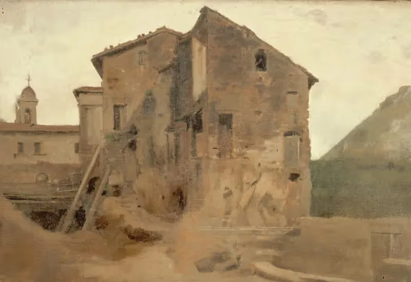 Мазюр в римской кампании by Жан-Жак Эннер, 1859-1864 — digital art print download