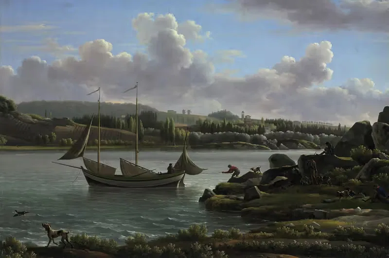 The Departure for the Hunt — Jean-Joseph-Xavier Bidauld
