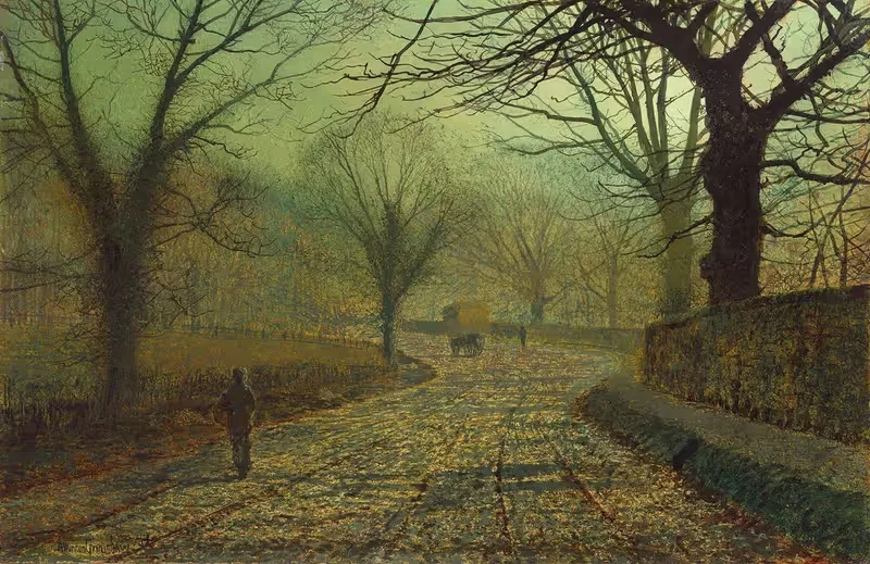 Stapleton Park, near Pontefract by John Atkinson Grimshaw, 1877 — digital art print download