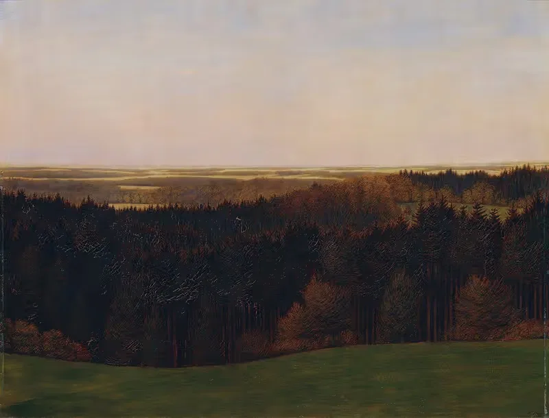 Над всеми вершинами покой by Карл Хайдер, 1908 — digital art print download