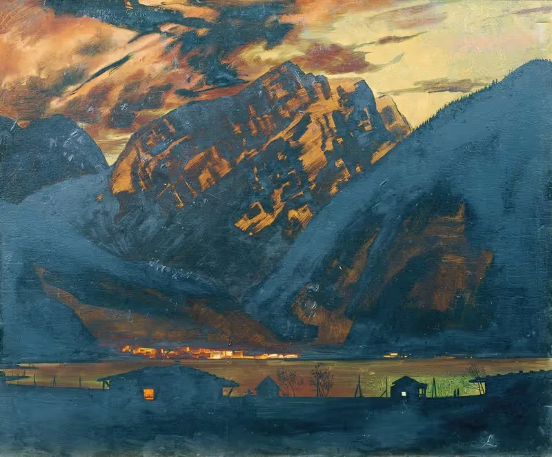 Zell am See bei Nacht — Klemens Brosch