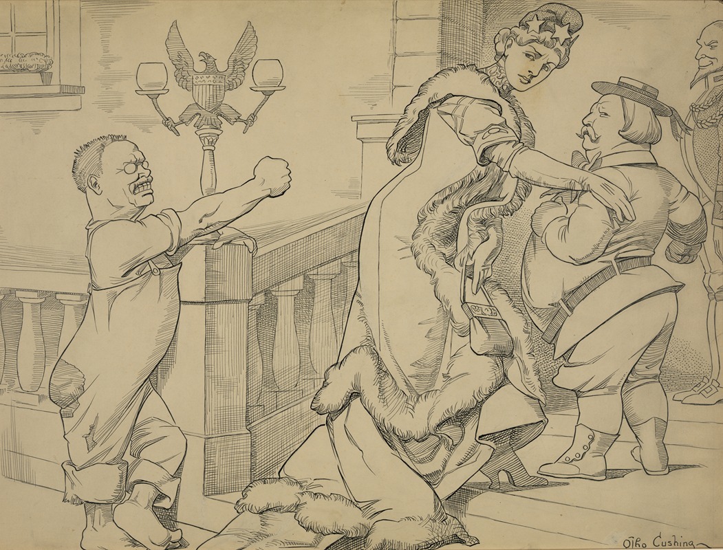 'You jes' wait till I getcha out!' — Otho Cushing