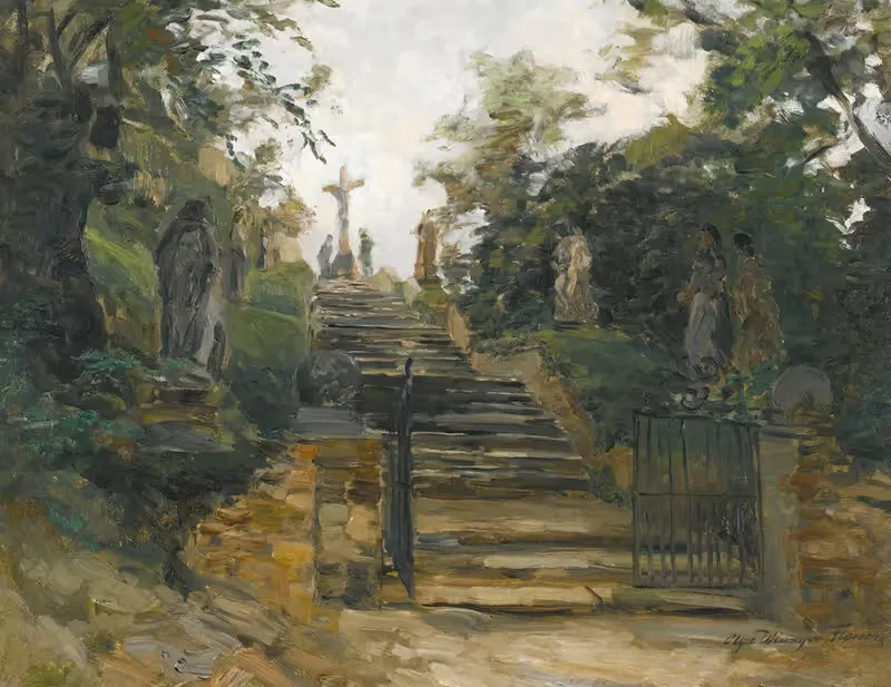 The Bisamberg Near Vienna — Olga Wisinger-Florian