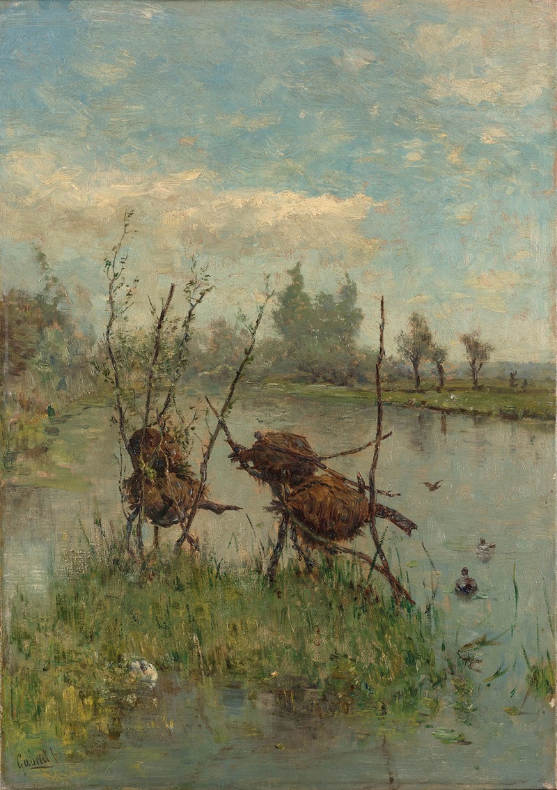 Гнезда уток by Поль Жозеф Константин Габриэль — digital art print download