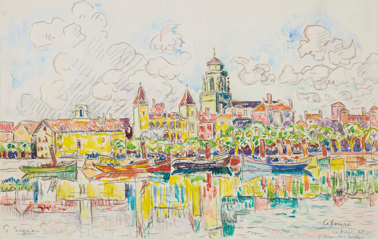 Сибур by Поль Синьяк, 1929 — digital art print download