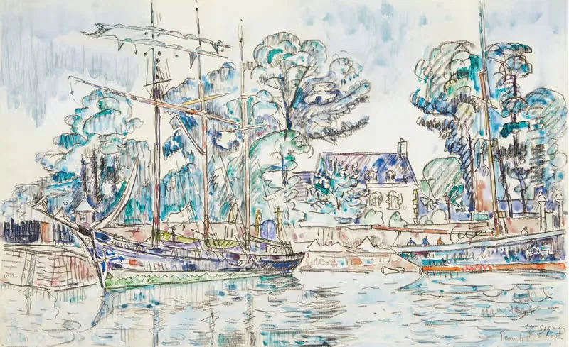 Paimpol, Le Fanny Crossfield — Paul Signac