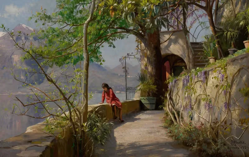 Summer In Varenna, Italy — Peder Mørk Mønsted