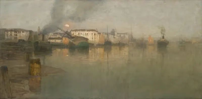 Венеция ('Между солнцем и луной') by Пьетро Фраджакомо, 1908 — digital art print download