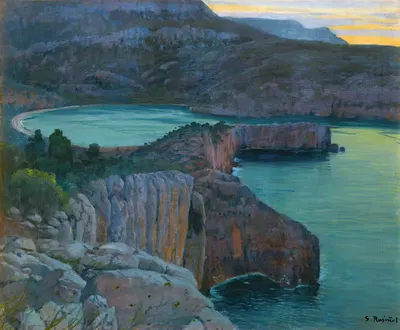 Cala Grisa by Santiago Rusiñol — digital art print download