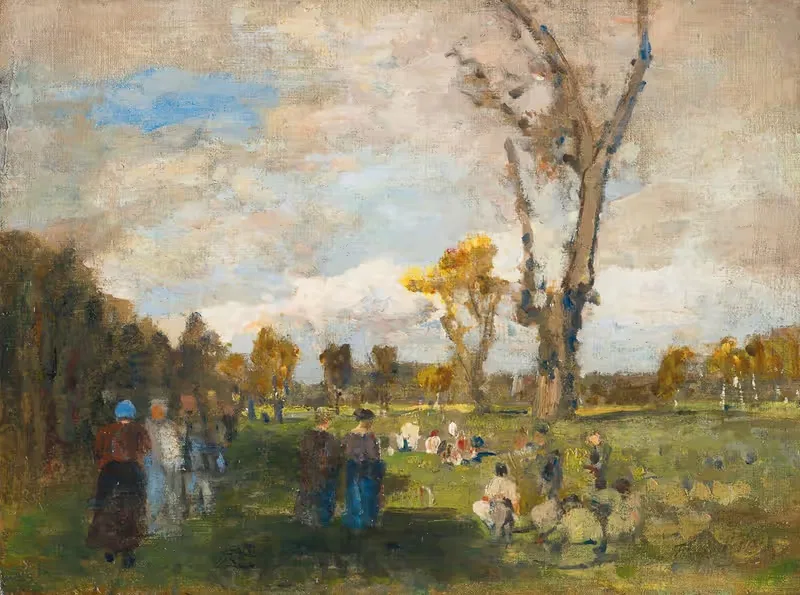 Sunday In The Prater Gardens — Tina Blau