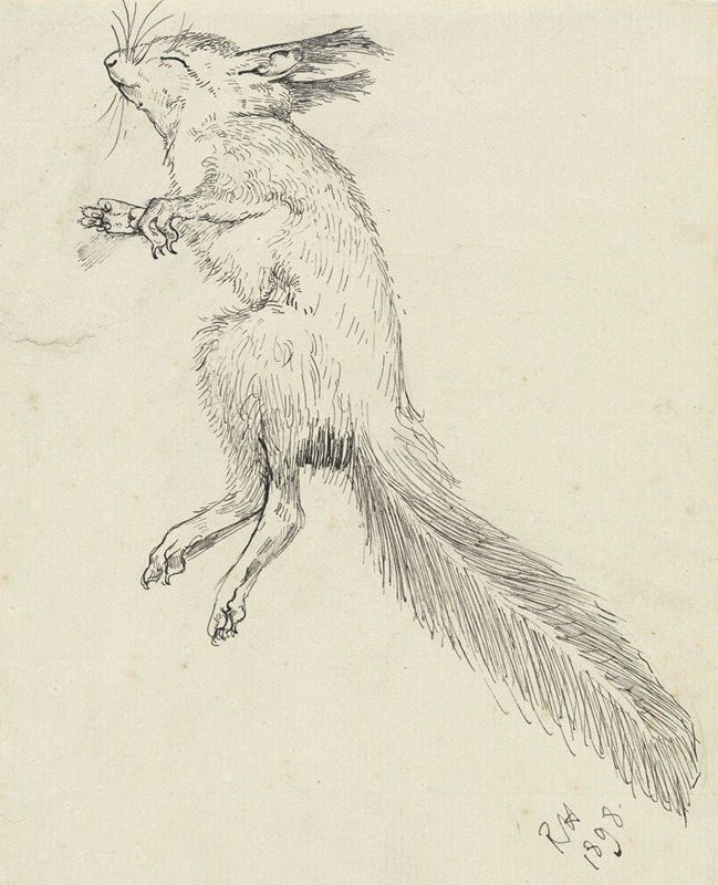 Dode eekhoorn by Ричард Николаус Роланд Хольст, 1898 — digital art print download