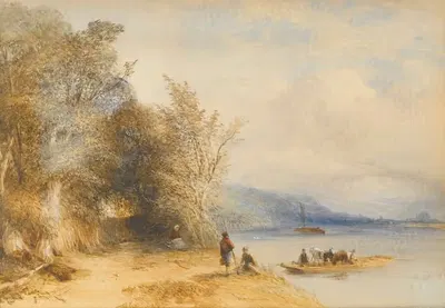 Переправщик by Уильям Эванс из Бристоля, 1840 — digital art print download