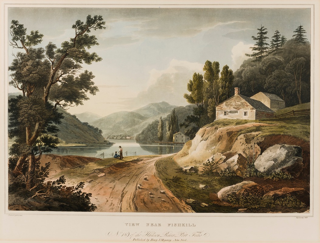 Вид недалеко от Фишкила by Уильям Гай Уолл, 1823-1824 — digital art print download