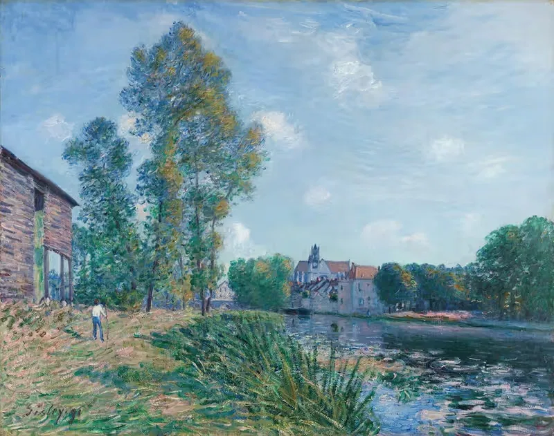 Лоа в Море, летом by Альфред Сислеи, 1891 — digital art print download