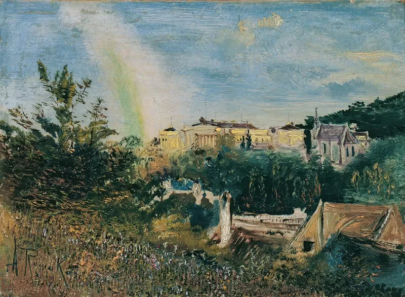 Die Weilburg bei Baden — Anton Romako