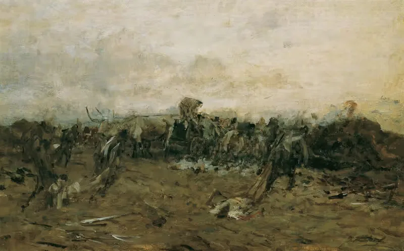 После битвы by Август фон Петтенкофен, 1850-1860 — digital art print download