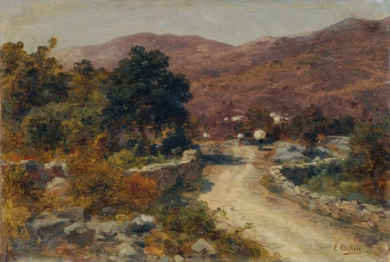 Улица Маттугли by Карл Эдуард Онкен, 1880 — digital art print download