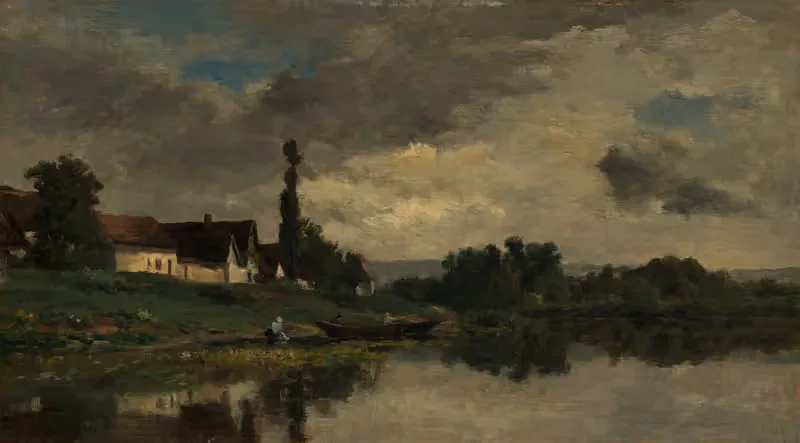 Portejoie on the Seine — Charles François Daubigny