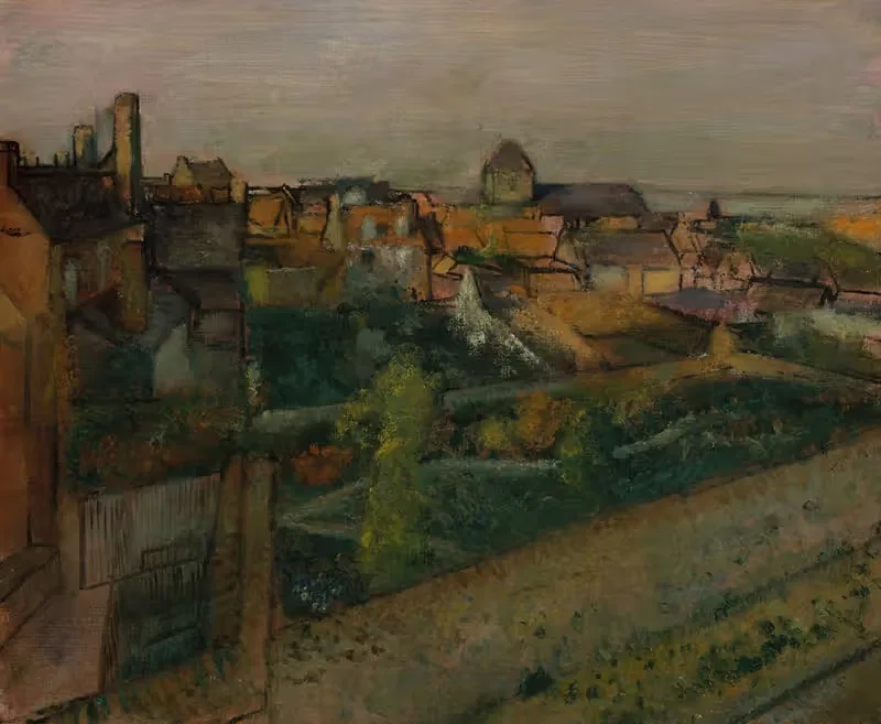 View of Saint-Valéry-sur-Somme — Edgar Degas