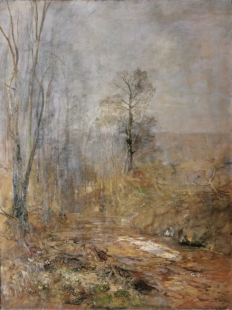 Märzstimmung – Vorfrühling im Wienerwald — Emil Jakob Schindler