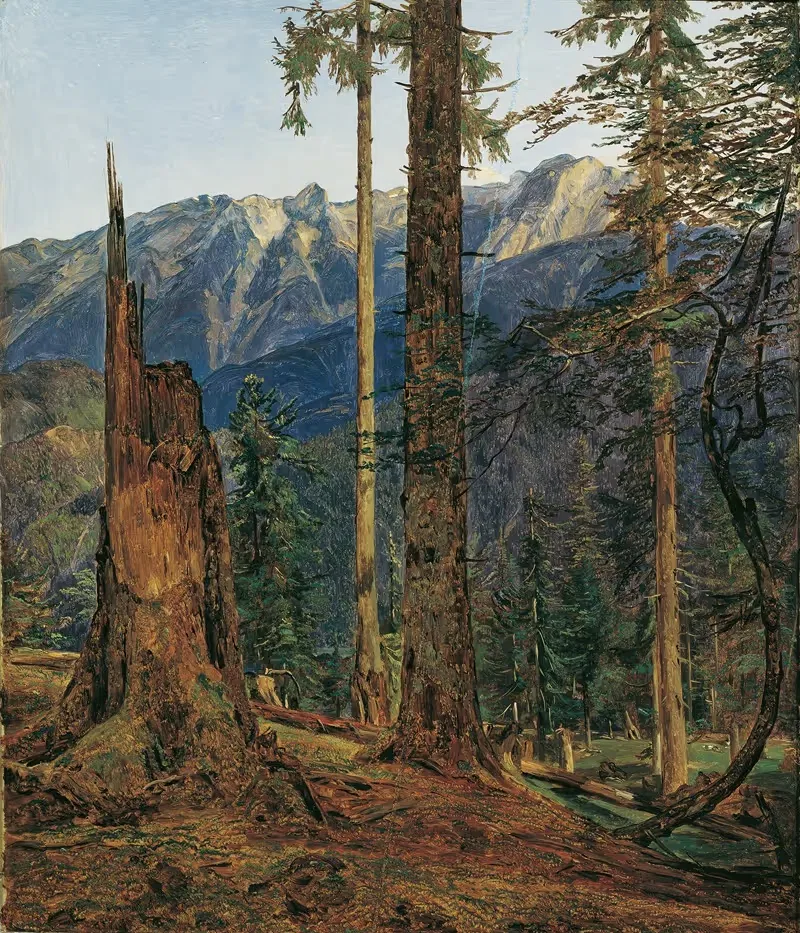 Адирнберг у Ишля by Фердинанд Георг Вальдмюллер, 1834 — digital art print download