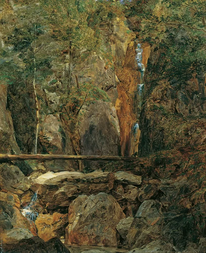 Die Rettenbachwildnis bei Ischl — Ferdinand Georg Waldmüller