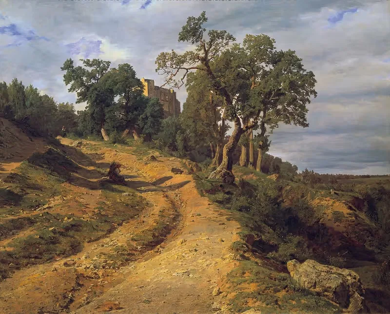 Руины Лихтенштейна у Мёдлинга by Фердинанд Георг Вальдмюллер, 1848 — digital art print download